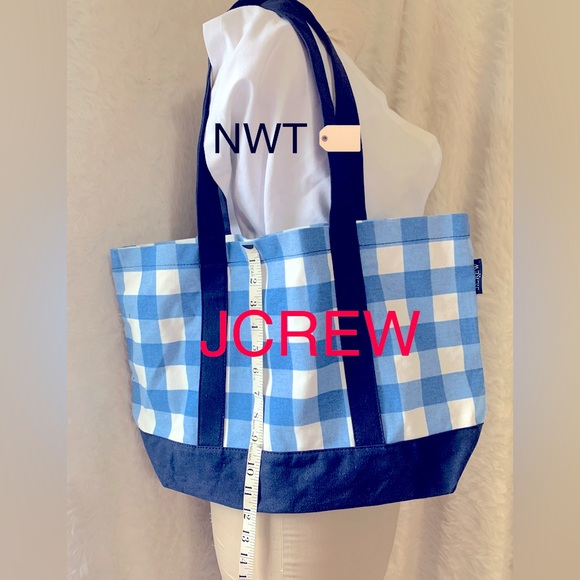 NWT WIDE & STURDY Tote, JCREW ♦️ ♦️, patterned - Picture 2 of 14